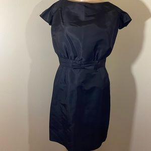 Vintage 50s Leonard Atkins Black Cocktail Dress XS